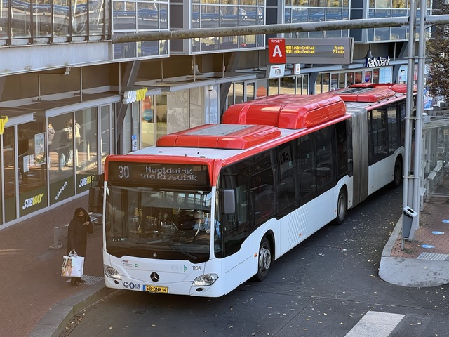Foto van EBS Mercedes-Benz Citaro G NGT Hybrid 1108 Gelede bus door Stadsbus