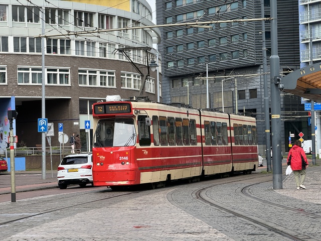 Foto van HTM GTL8 3146 Tram door_gemaakt Stadsbus