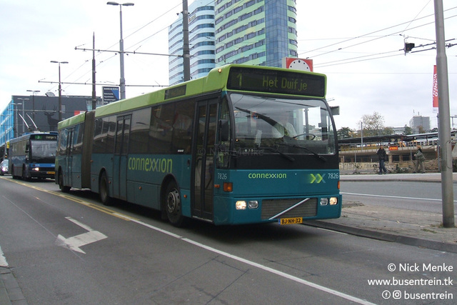 Foto van CXX Berkhof Duvedec G 7826 Gelede bus door_gemaakt Busentrein