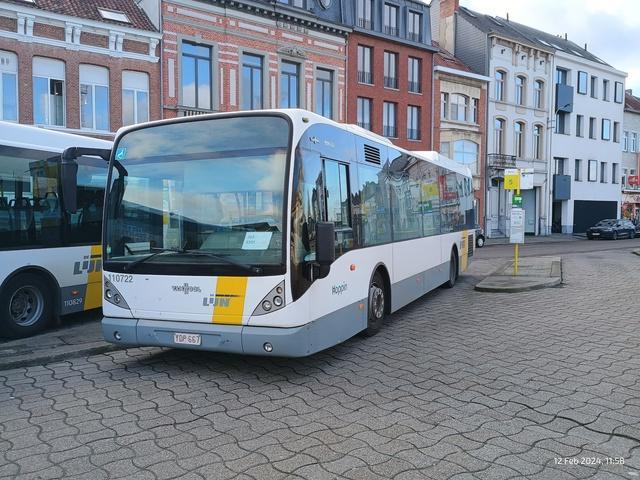 Foto van DeLijn Van Hool A360 H 110722 Standaardbus door Mori