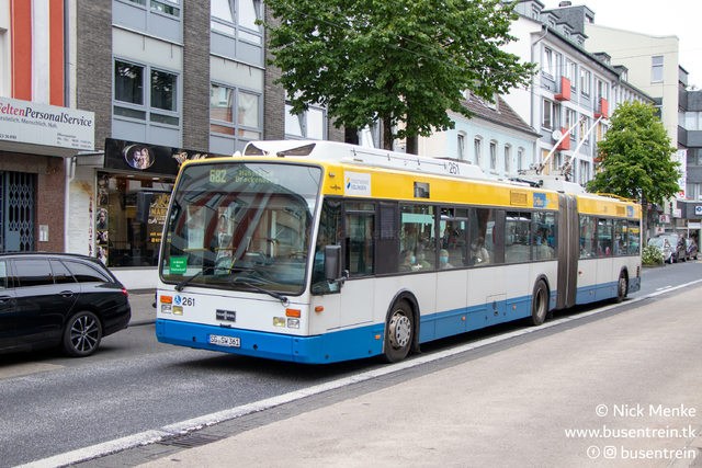 Foto van SWS Van Hool AG300T 261 Gelede bus door Busentrein