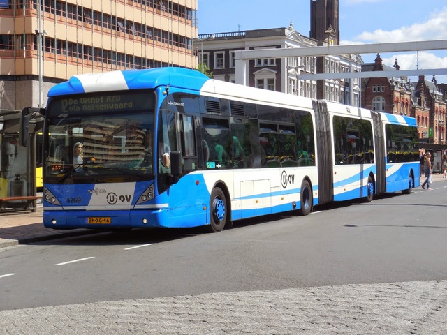 Foto van QBZ Van Hool AGG300 4269 Dubbelgelede bus door_gemaakt Stadsbus