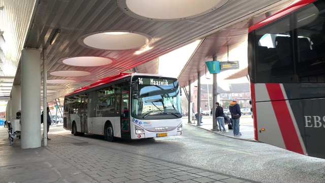Foto van EBS Iveco Crossway LE CNG (12mtr) 5081 Standaardbus door Stadsbus