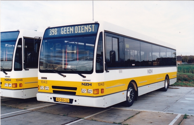 Foto van NZH Berkhof 2000NL 1043 Standaardbus door wyke2207