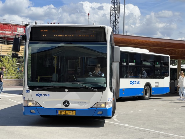 Foto van GVB Mercedes-Benz Citaro G 301 Gelede bus door_gemaakt Stadsbus