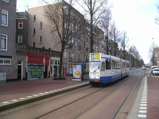 Foto van GVB 9- & 10G-tram 785 Tram door Perzik