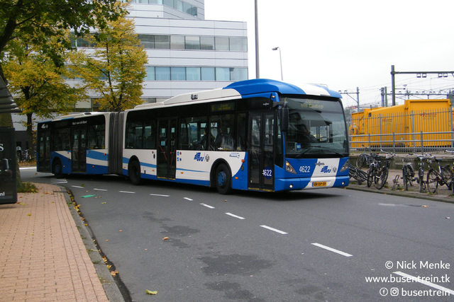 Foto van GVU Van Hool AG300 4622 Gelede bus door Busentrein