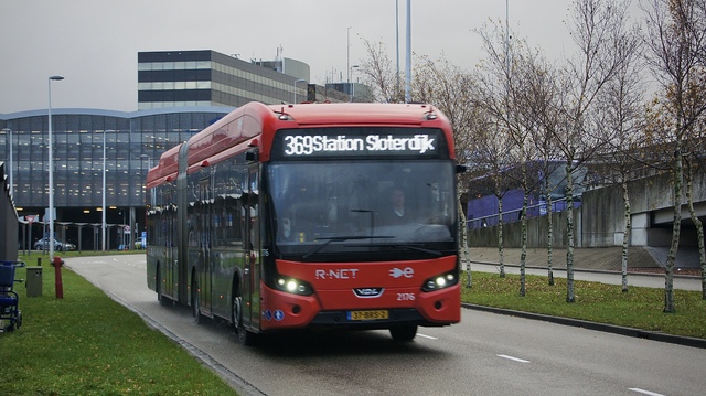 Foto van GVB VDL Citea SLFA-180 Electric 2176 Gelede bus door WartenHoofdstraat