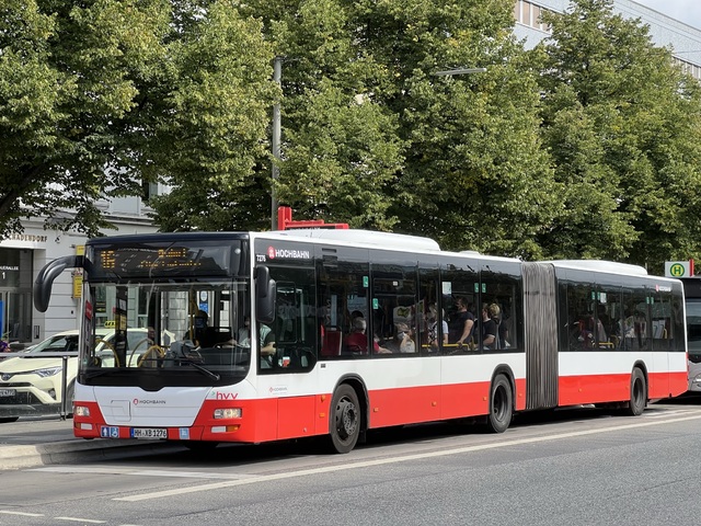 Foto van HH MAN Lion's City G 7276 Gelede bus door Stadsbus