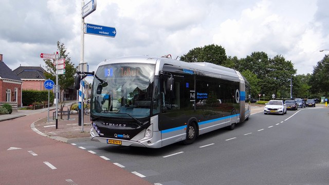 Foto van QBZ Heuliez GX437 ELEC 7434 Gelede bus door OVdoorNederland