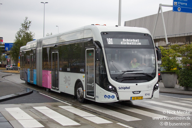 Foto van CXX VDL Citea SLFA-181 Electric 9741 Gelede bus door_gemaakt Busentrein