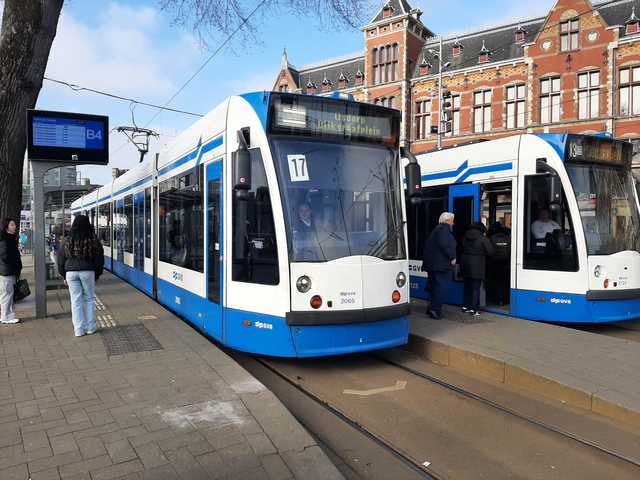 Foto van GVB Siemens Combino 2065 Tram door vrijgezel