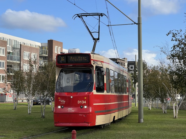 Foto van HTM GTL8 3134 Tram door Stadsbus