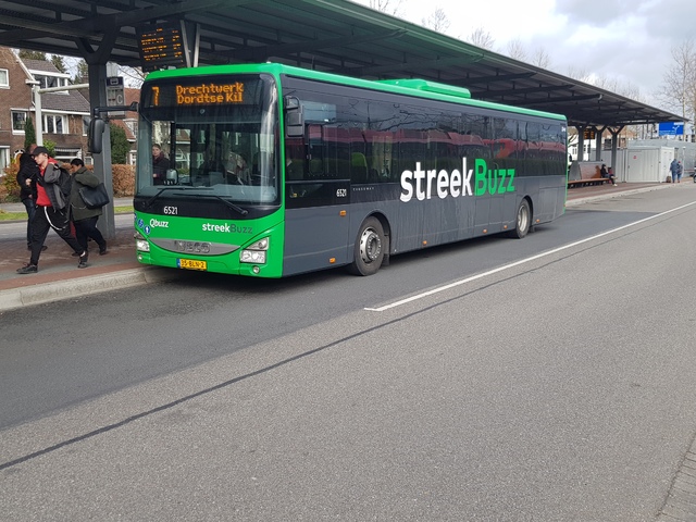 Foto van QBZ Iveco Crossway LE (13mtr) 6521 Standaardbus door_gemaakt treinspotter-Dordrecht-zuid