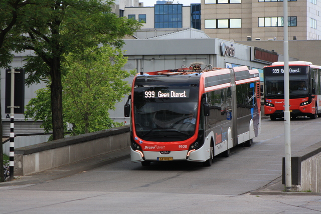 Foto van HER VDL Citea SLFA-181 Electric BRT 9508 Gelede bus door Tramspoor