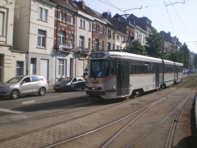 Foto van MIVB Brusselse PCC 7949 Tram door Perzik
