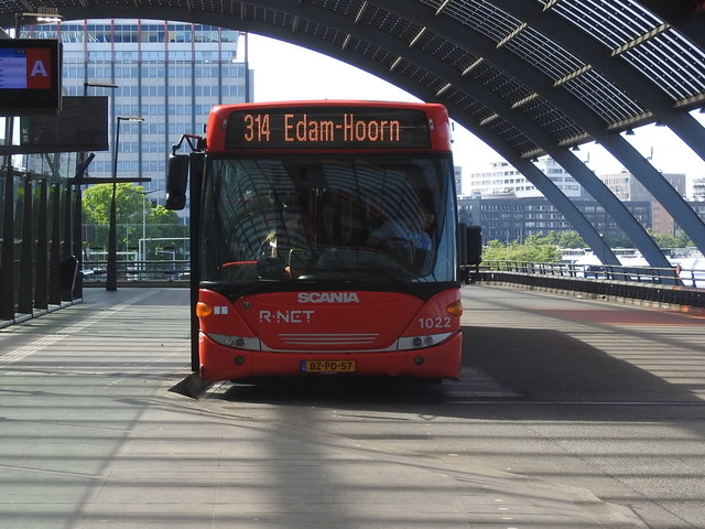Foto van EBS Scania OmniLink G 1022 Gelede bus door treinspotter2323