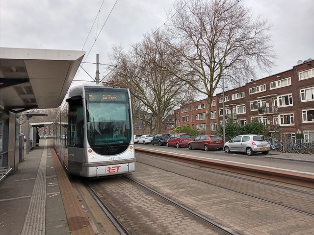 Foto van RET Rotterdamse Citadis 2131 Tram door Sneltram
