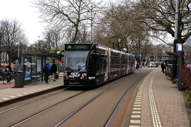Foto van GVB Siemens Combino 2095 Tram door_gemaakt Bartrock