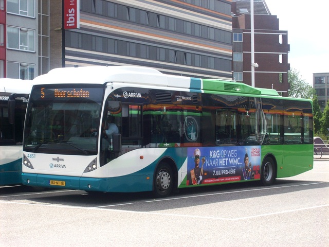 Foto van ARR Van Hool A300 Hybrid 4851 Standaardbus door wyke2207