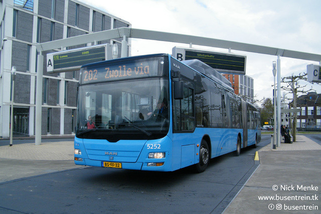Foto van KEO MAN Lion's City G CNG 5252 Gelede bus door Busentrein