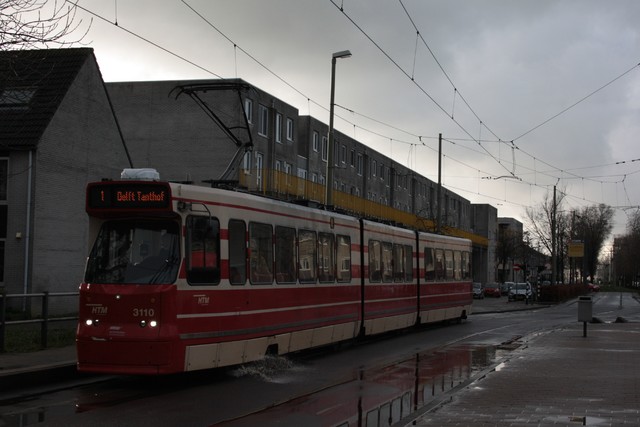Foto van HTM GTL8 3110 Tram door Tramspoor