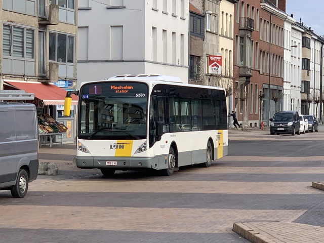 Foto van DeLijn Van Hool A309 5280 Midibus door JeExiste