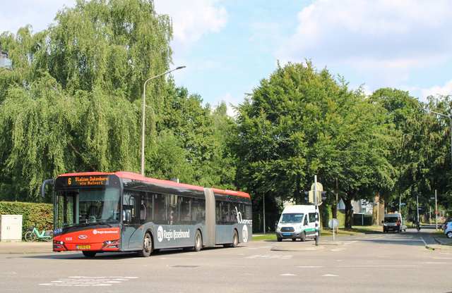 Foto van OVinIJ Solaris Urbino 18 9303 Gelede bus door busspotteramf