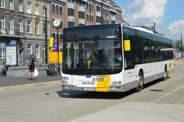 Foto van DeLijn MAN Lion's City 440907 Standaardbus door wyke2207