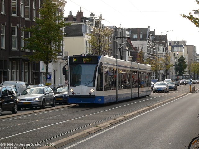 Foto van GVB Siemens Combino 2003 Tram door tsov