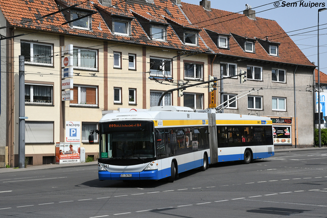 Foto van SWS Hess Swisstrolley 961 Gelede bus door_gemaakt RW2014
