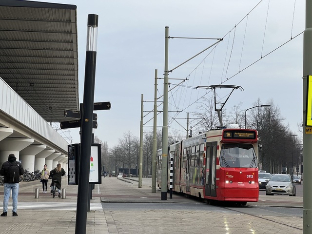 Foto van HTM GTL8 3112 Tram door Stadsbus