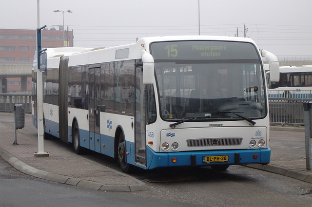 Foto van GVB Berkhof Jonckheer G 458 Gelede bus door wyke2207