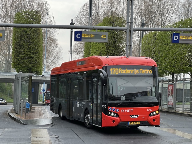 Foto van RET VDL Citea SLE-120 Hybrid 1292 Standaardbus door Stadsbus