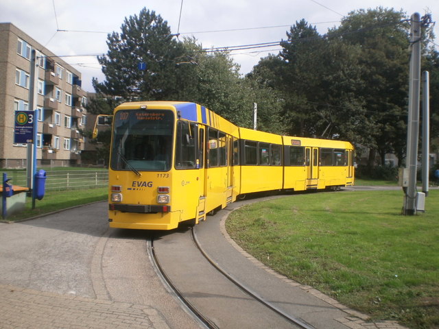 Foto van RBN Stadtbahnwagen M/N 8 1173 Tram door Perzik
