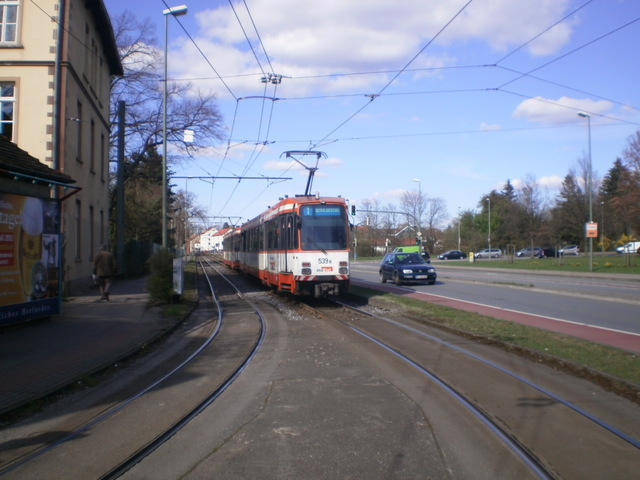 Foto van MoBiel Stadtbahnwagen M/N 8 539 Tram door_gemaakt Perzik
