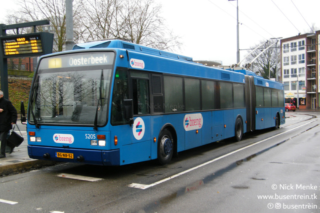 Foto van HER Van Hool AG300T 5205 Gelede bus door Busentrein