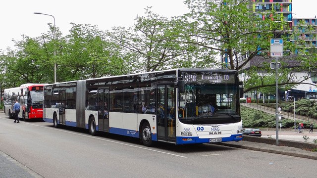 Foto van NIAG MAN Lion's City GL 5808 Gelede bus door OVdoorNederland