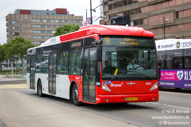 Foto van ARR Van Hool A300 Hybrid 4883 Standaardbus door Busentrein