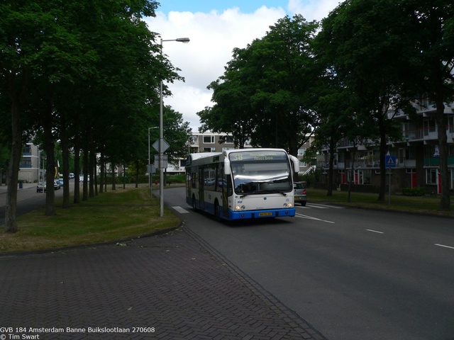 Foto van GVB Berkhof Jonckheer 184 Standaardbus door tsov