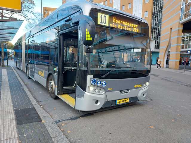 Foto van QBZ VDL Citea SLFA-180 Electric 7051 Gelede bus door_gemaakt Draken-OV