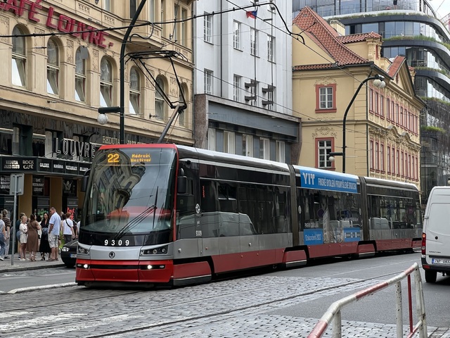 Foto van PID Skoda 15T 9309 Tram door Stadsbus