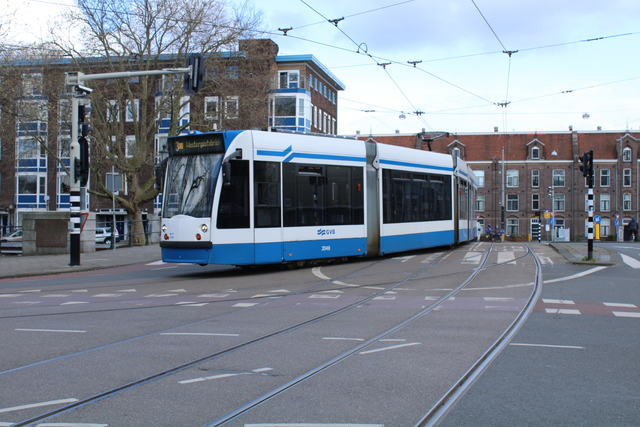 Foto van GVB Siemens Combino 2049 Tram door ZO6176