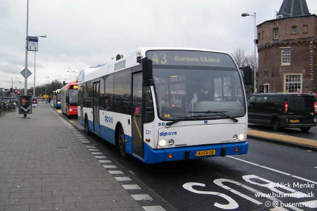 Foto van GVB Berkhof Jonckheer 221 Standaardbus door Busentrein