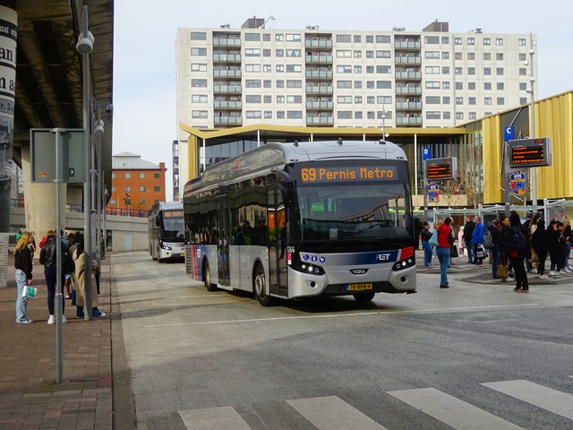 Foto van RET VDL Citea SLE-120 Hybrid 1266 Standaardbus door Rotterdamseovspotter