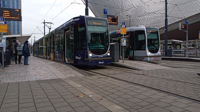Foto van RET Rotterdamse Citadis 2114 Tram door_gemaakt Sneltram
