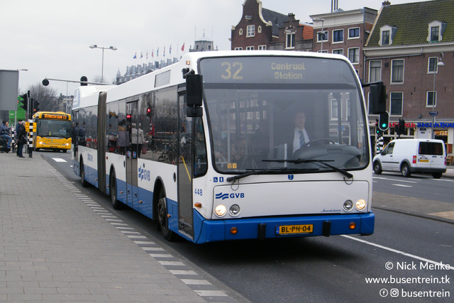 Foto van GVB Berkhof Jonckheer G 448 Gelede bus door Busentrein