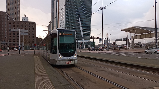 Foto van RET Rotterdamse Citadis 2119 Tram door Sneltram