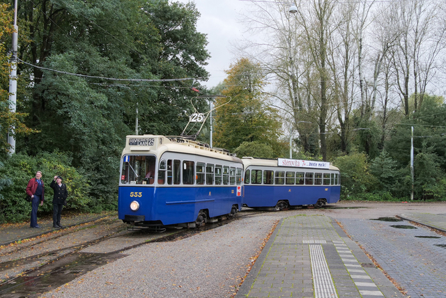 Foto van EMTA Amsterdamse drieasser 533 Tram door RBfotografie