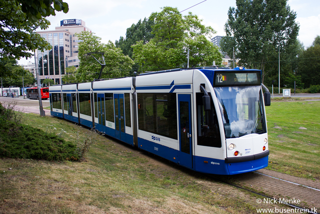 Foto van GVB Siemens Combino 2097 Tram door Busentrein